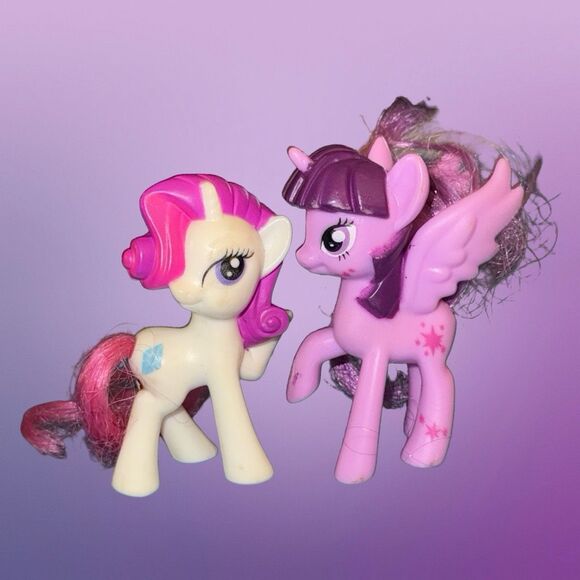 My Little Pony Lot of 5 Fluttershy Earth Pinkie Pie Rariety Twlight Sparkle A23 - Picture 3 of 14